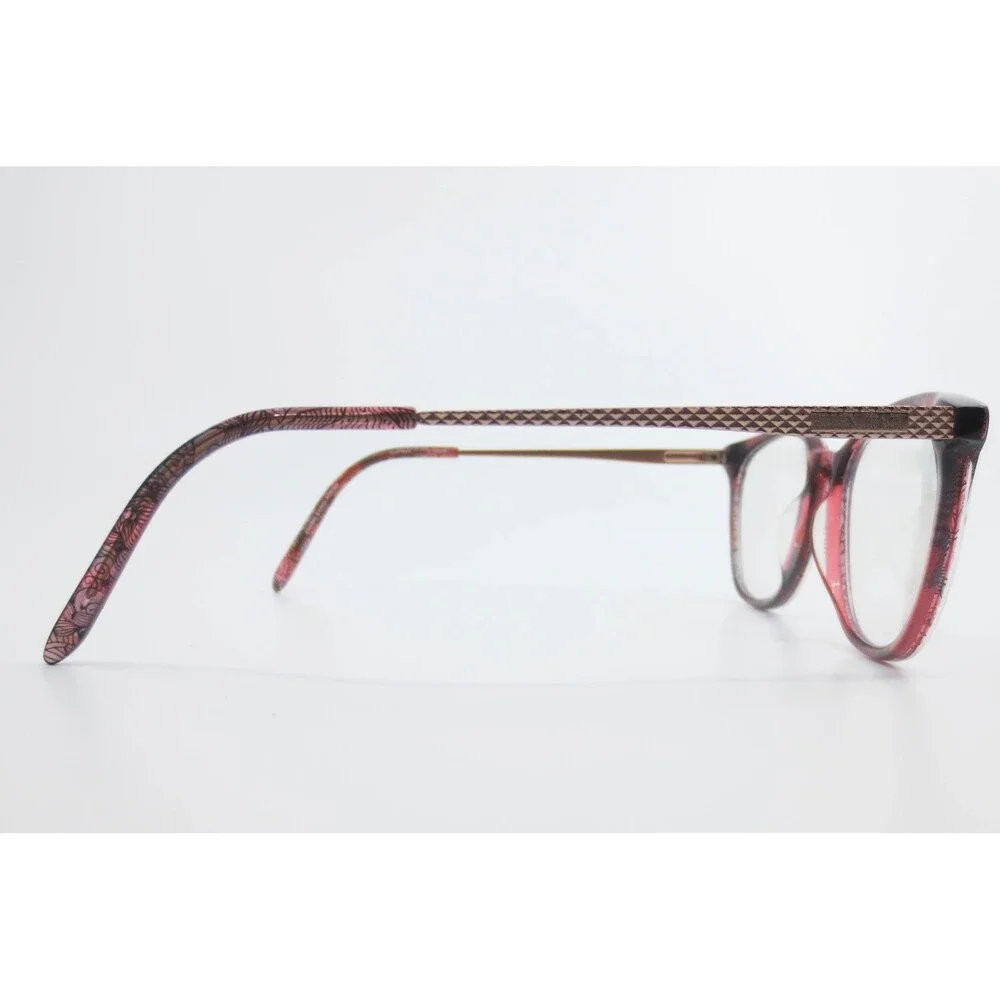 Ellen Tracy CV Sardinia Berry Swirl Eyeglasses Frames 49-16-135 Oval Patterned